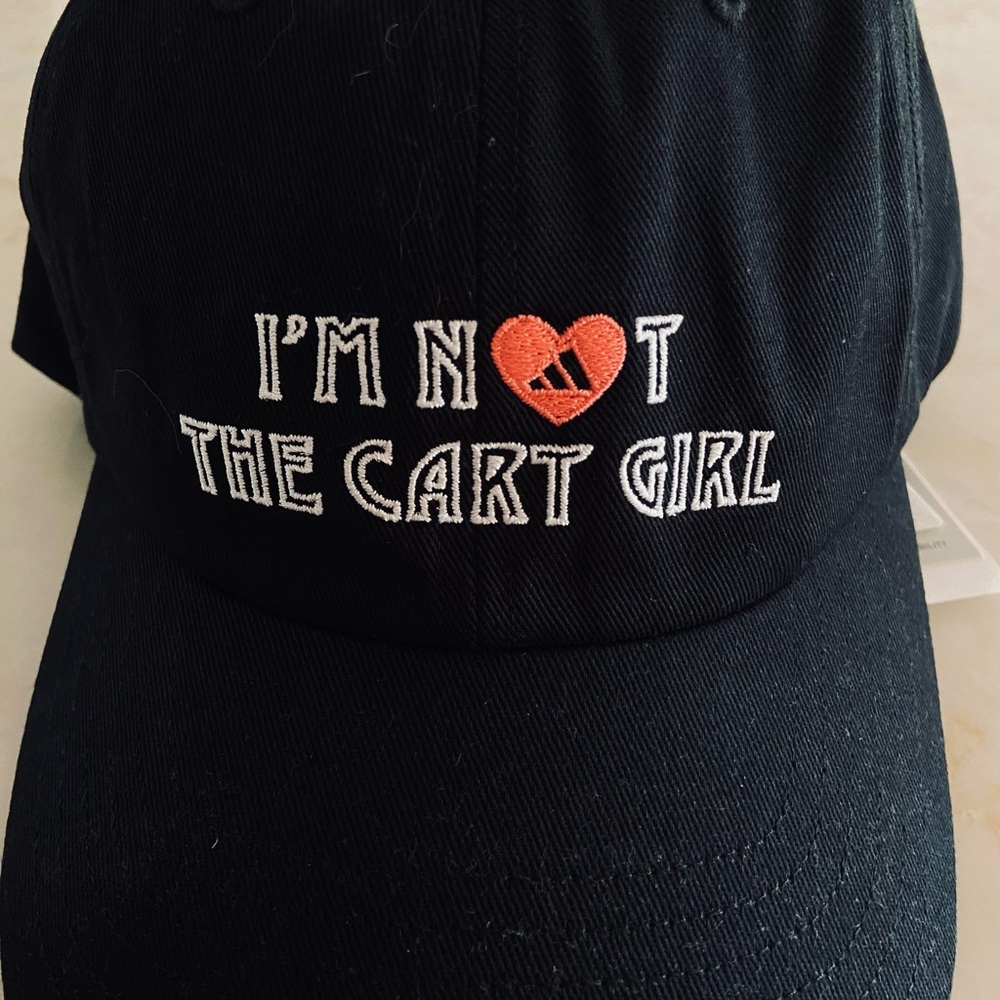 Adidas NWT Golf Hat “I’m Not The Cart Girl” Hat